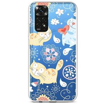 TopQ Kryt Xiaomi Redmi Note 11 silikon Happy Cats 71882 (Sun-71882)