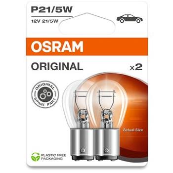 OSRAM P21/5W, 12V, 21/5W, BAY15d, duo balení (7528-02B)