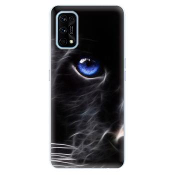 Odolné silikonové pouzdro iSaprio - Black Puma - Realme 7 Pro