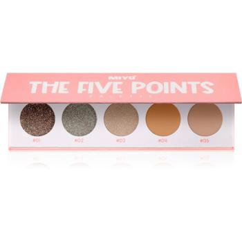 Miyo Eyeshadow The five points paletka očních stínů odstín 15 Consequences 1 ks