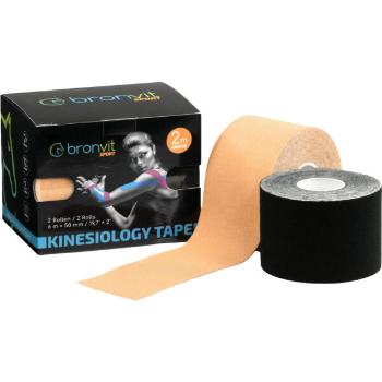 BronVit SPORT KINESIO TAPE SET 5 CM x 6 M Set kinesiologických tejpů, černá, velikost