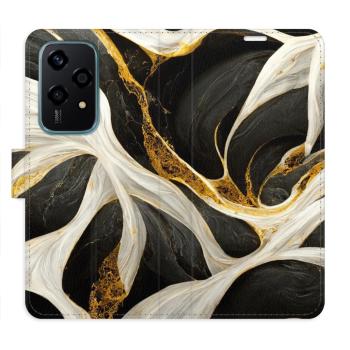 Flipové pouzdro iSaprio - BlackGold Marble - Honor 200 Lite