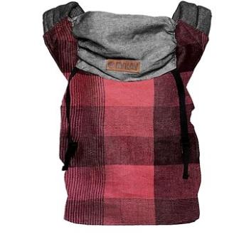 ByKay klokanka CLICK CARRIER REVERSIBLE Red Plaid (K50219)