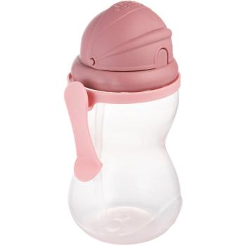 Canpol babies Sport Cup sportovní láhev s brčkem Pink 12m+ 370 ml