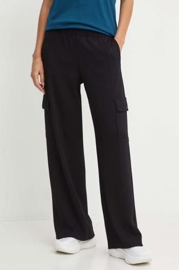 Tepláky Dkny černá barva, hladké, DP4P3493