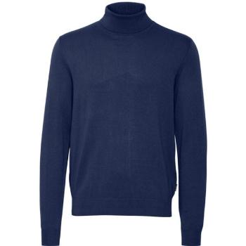 BLEND PULLOVER Pánský svetr, tmavě modrá, velikost