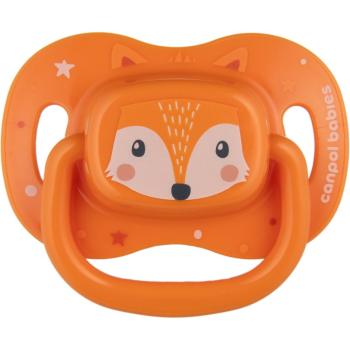 Canpol babies Cute Animals Soother 0-6m dudlík Orange 1 ks