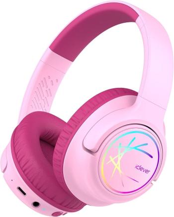 iClever BTH18 Pink Bezdrátová sluchátka na uši