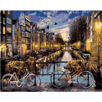 Diamondi - Diamantové malování - KOLA V AMSTERDAMU, 40x50 cm, Vypnuté plátno na rám (604265B)