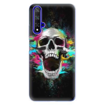 Odolné silikonové pouzdro iSaprio - Skull in Colors - Huawei Honor 20