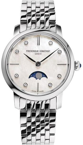 Frederique Constant Slimline Ladies Moonphase Quartz FC-206MPWD1S6B