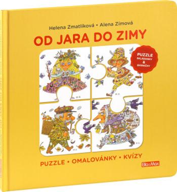 Od jara do zimy - Puzzle, omalovánky, kvízy - Helena Zmatlíková, Alena Zímová