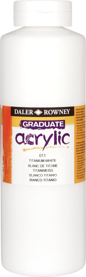 Daler Rowney Graduate Akrylová barva Titanium White 1000 ml 1 ks