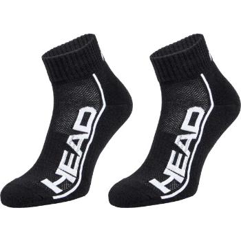 Head PERFORMANCE QUARTER 2P UNISEX Sportzokni, fekete, méret 39 - 42