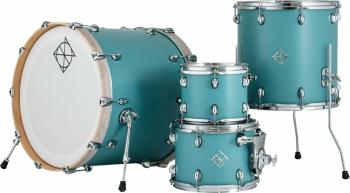 Dixon PODCSTM422-01-QB Cornerstone Maple Shellset Satin Quetzal Blue Akustická bicí sada