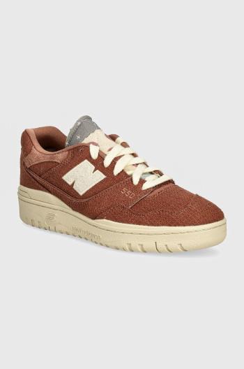 Sneakers boty New Balance 550 hnědá barva, BB550THB