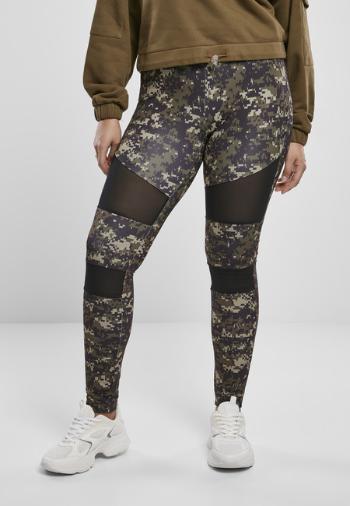 Urban Classics Ladies Camo Tech Mesh Leggings wood digital camo - S