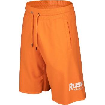 Russell Athletic CIRCLE RAW SHORT Pánské šortky, oranžová, velikost