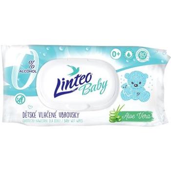 LINTEO BABY Vlhčené ubrousky s Aloe vera 80 ks (8594008876580)