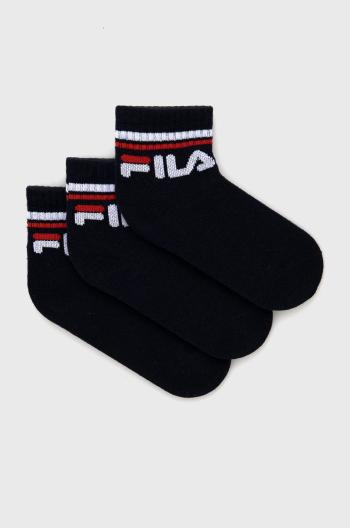 Dětské ponožky Fila (3-pack) tmavomodrá barva