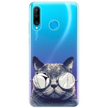 iSaprio Crazy Cat 01 pro Huawei P30 Lite (craca01-TPU-HonP30lite)