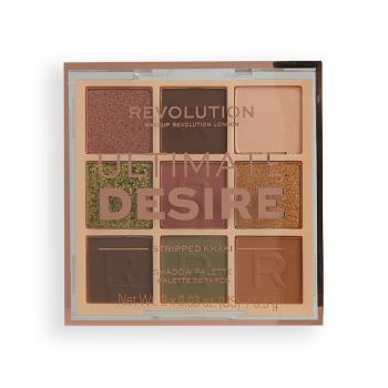 Revolution Paletka očních stínů Ultimate Desire Shadow Palette Stripped Khaki 8,1 g