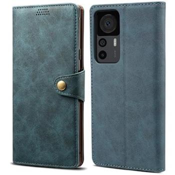 Lenuo Leather flipové pouzdro pro Xiaomi 12T/12T Pro, modrá (348371)