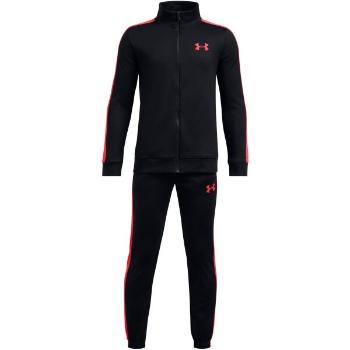 Under Armour UA KNIT TRACK SUIT Fiú melegítő szett, fekete, méret S