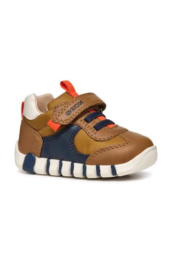 Dětské sneakers boty Geox IUPIDOO hnědá barva, B4655A.0MEFU