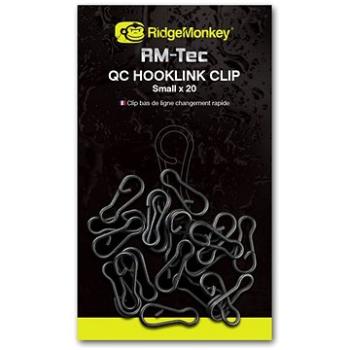 RidgeMonkey RM-Tec Quick Change Hooklink Clip Small 20ks (5060432143589)