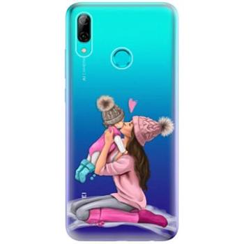 iSaprio Kissing Mom - Brunette and Girl pro Huawei P Smart 2019 (kmbrugirl-TPU-Psmart2019)