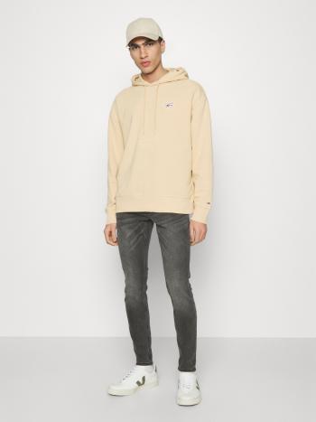 Tommy Jeans pánská béžová mikina SIGNATURE  - XL (AB4)