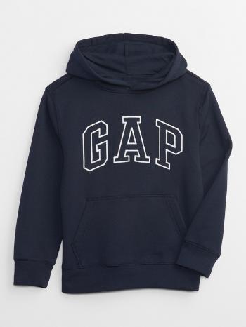 GAP Logo Hoodie Mikina Modrá