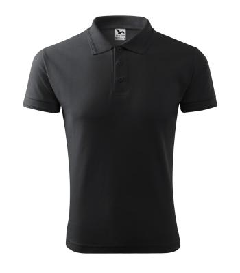 MALFINI Pánská polokošile Pique Polo - Ebony gray | XXXXL