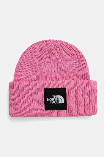 Čepice The North Face Explore Beanie růžová barva, z husté pleteniny, NF0A55KCPIH1