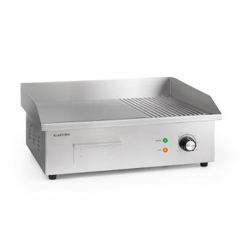 Klarstein Grillmeile 3000GR, elektrický gril, 3000 W, 54,5 x 35 cm, hladký/žebrovaný