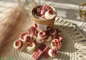 Málnás Panna Cotta Illatviasz 100% természetes szójaviaszból