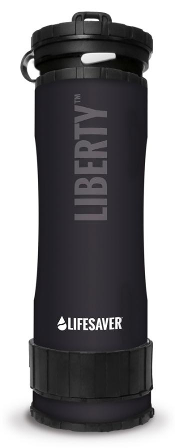 Lifesaver filtrační lahev na vodu liberty 400 ml černá