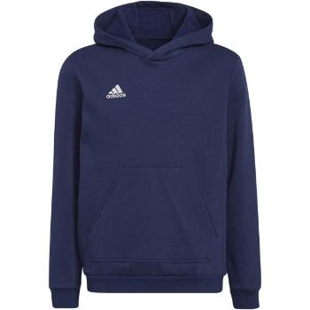 adidas ENTRADA 22 SWEAT HOODIE Juniorská fotbalová mikina, tmavě modrá, velikost