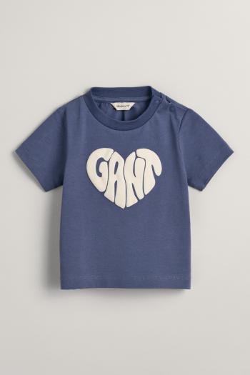 TRIČKO GANT HEART GRAPHIC SS T-SHIRT WASHED BLUE