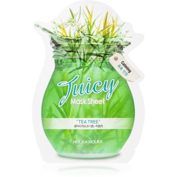 Holika Holika Juicy Mask Sheet Tea Tree plátýnková maska proti nedokonalostem aknózní pleti 20 ml