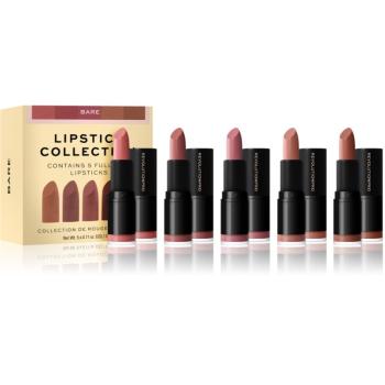 Revolution PRO Lipstick Collection sada rtěnek odstín Bare 5 ks