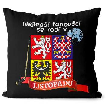 Polštář Nejlepší fanoušci – měsíce (Velikost: 55 x 55 cm, Měsíc: 11 – Listopad)