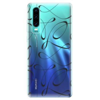 Odolné silikonové pouzdro iSaprio - Fancy - black - Huawei P30