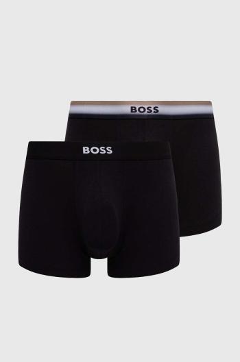 Boxerky BOSS 2-pack pánské, černá barva, 50514922