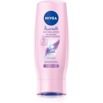 Nivea Hairmilk Natural Shine pečující kondicionér 200 ml