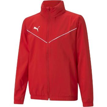 Puma TEAMRISE ALL WEATHER JACKET Chlapecká bunda, červená, velikost