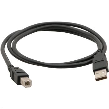 Kabel C-TECH CB-USB2AB-18-B USB A-B 1,8m 2.0, černý