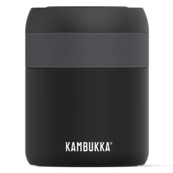 Termonádoba BORA 600 ml, matte black, nerezová ocel, Kambukka