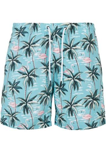 Urban Classics Pattern Swim Shorts tropical bird aop - 3XL